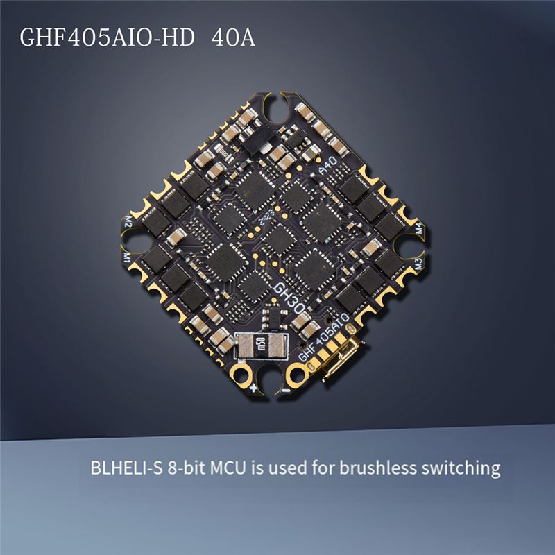 ABTI-GHF405AIO-HD 40A AIO Flig - đánh giá và giá Drone Racing Flight Controller