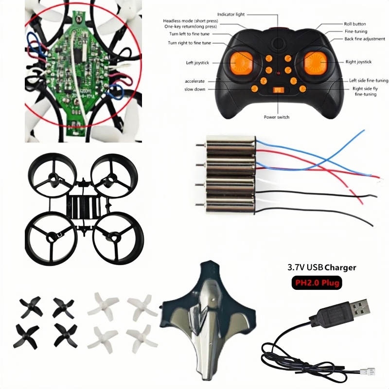 Complete DIY Drone Kit 2.4G 6A - đánh giá và giá Drone Racing Battery