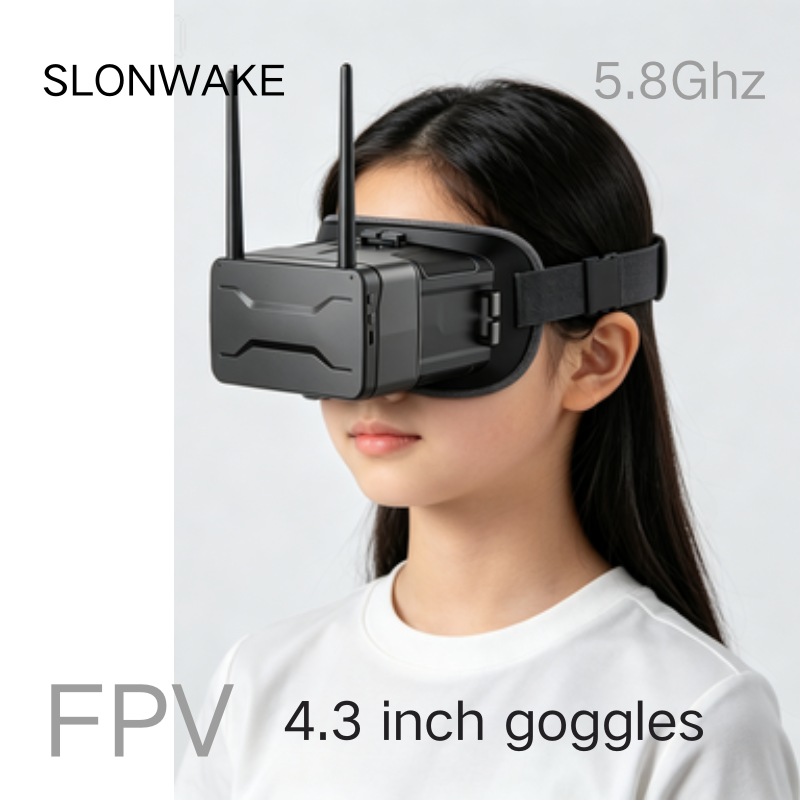 5.8G FPV Goggles 4.3 Inch 480* - đánh giá và giá Drone Racing Battery